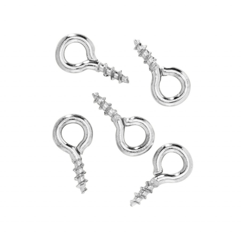 Øyeskruer 8 Mm Sølv 50 Stk.