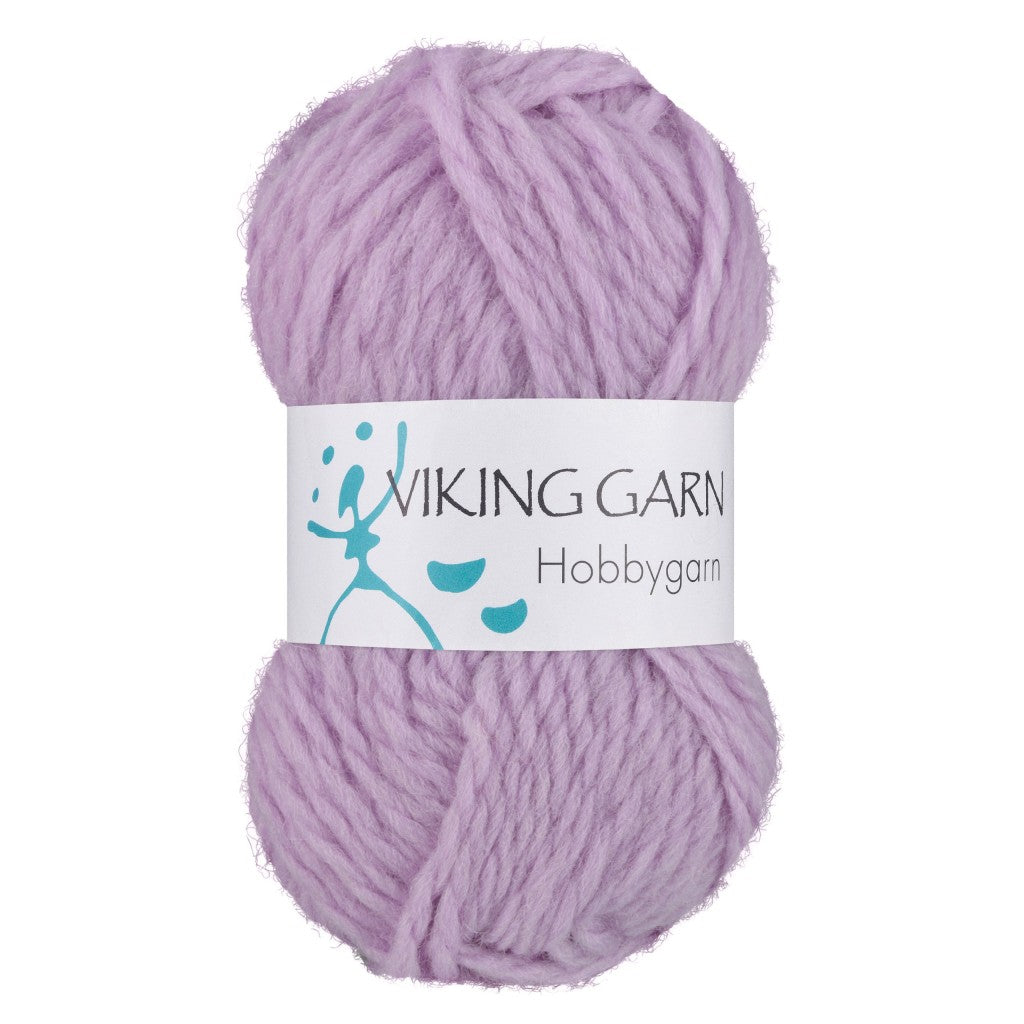 Viking Hobbygarn - 967 Lys lilla