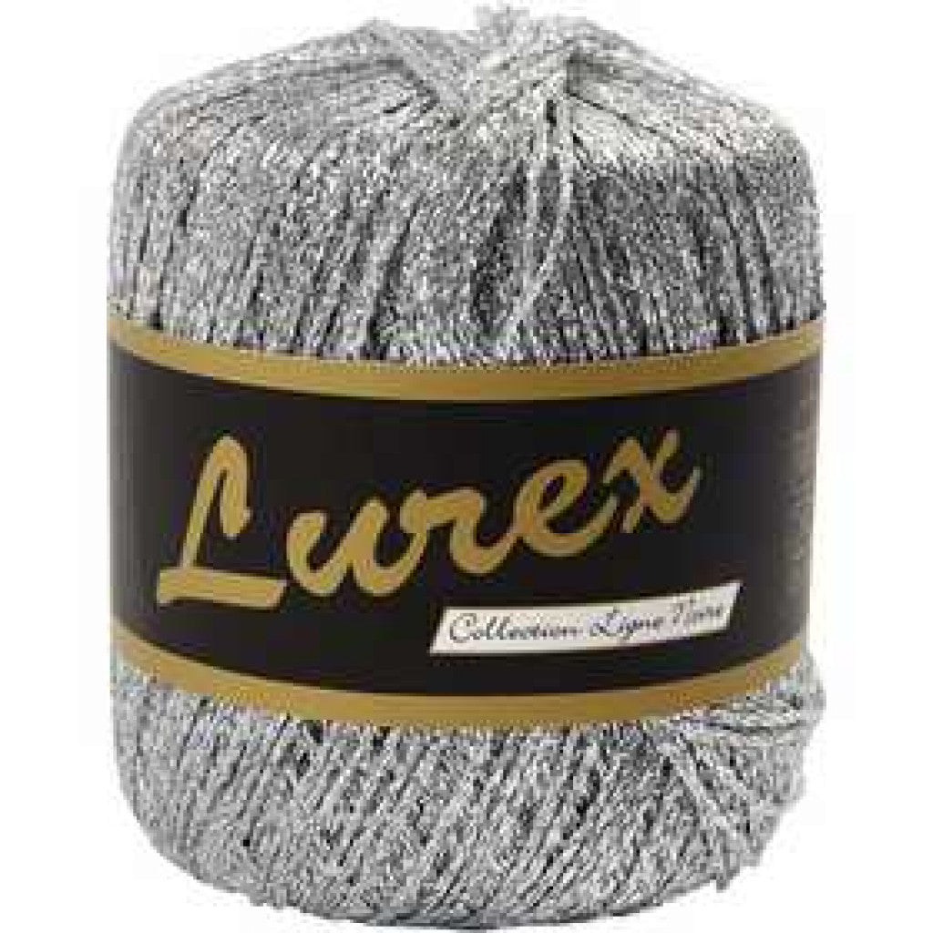 Lurex garn, 25g - Sølv