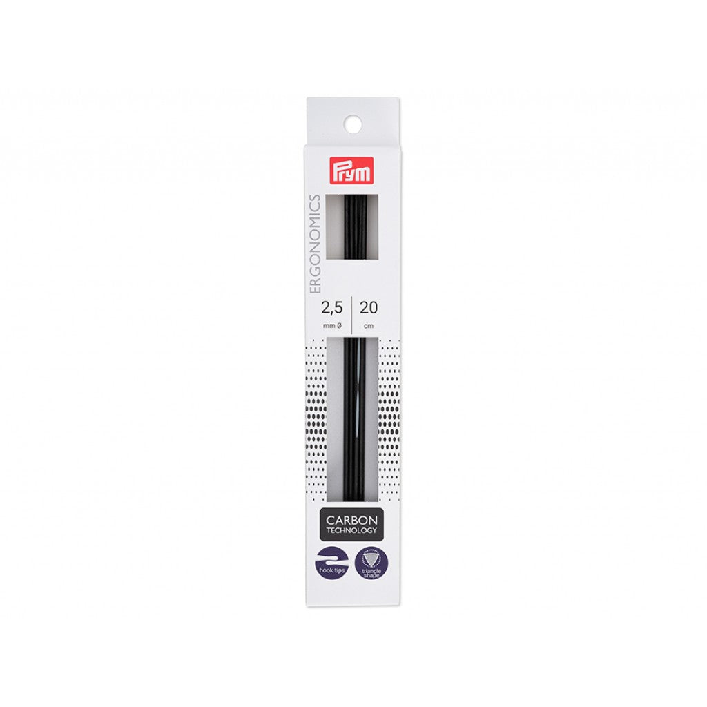 Prym Ergonomics Carbon Settpinne, 20cm - 2,5mm