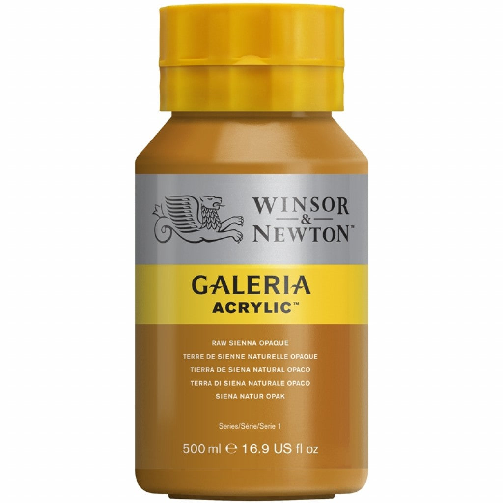 W&N - Galeria Acrylic 500ml - 553 Raw Sienna Opaque