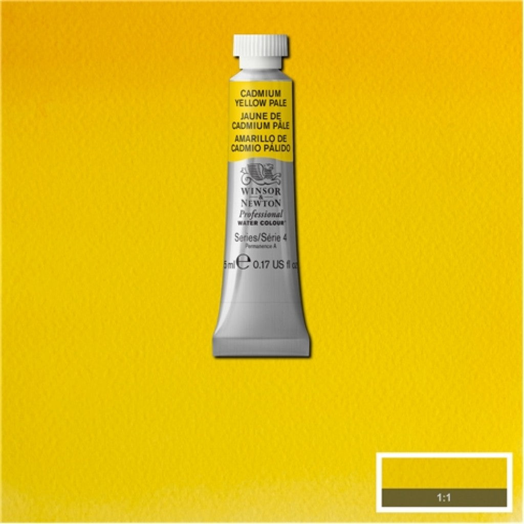 W&N - Artists Water Colour 5ml - 118 Cadmium Yellow Pale