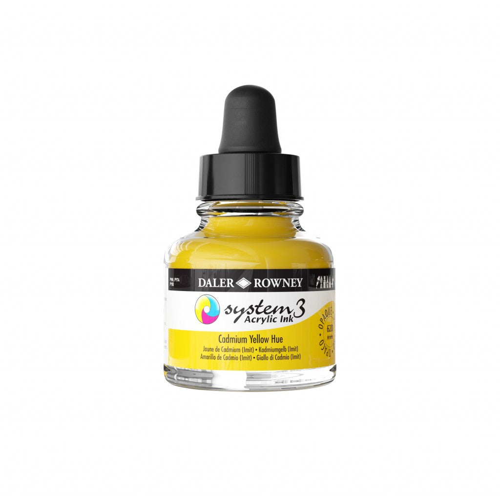 Daler Rowney - System3 Ink 29,5ml - 620 Cadmium Yellow Hue