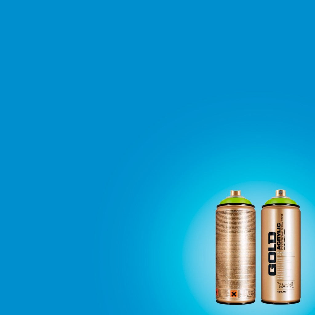 Montana - Gold 400ml - F5000 Fluorescent Flame Blue