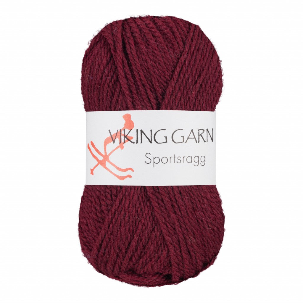 Viking Sportsragg - 555 Mørk burgunder