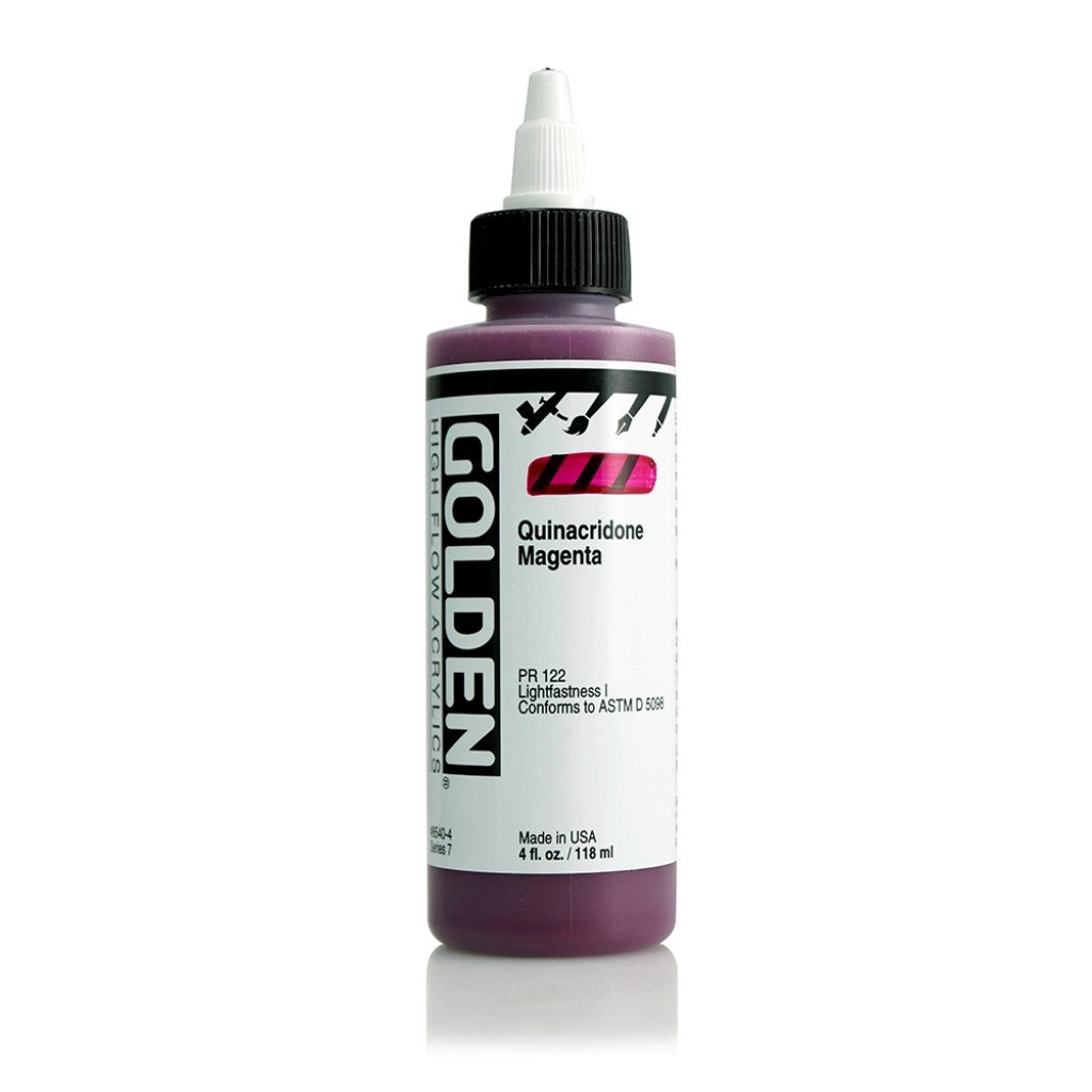 Golden High Flow Acrylics 118ml - Quinacridone Magenta