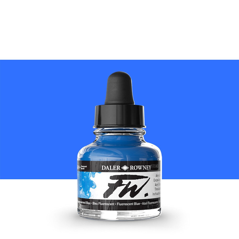 Daler Rowney - FW Ink 29,5ml - 100 Fluorescent Blue