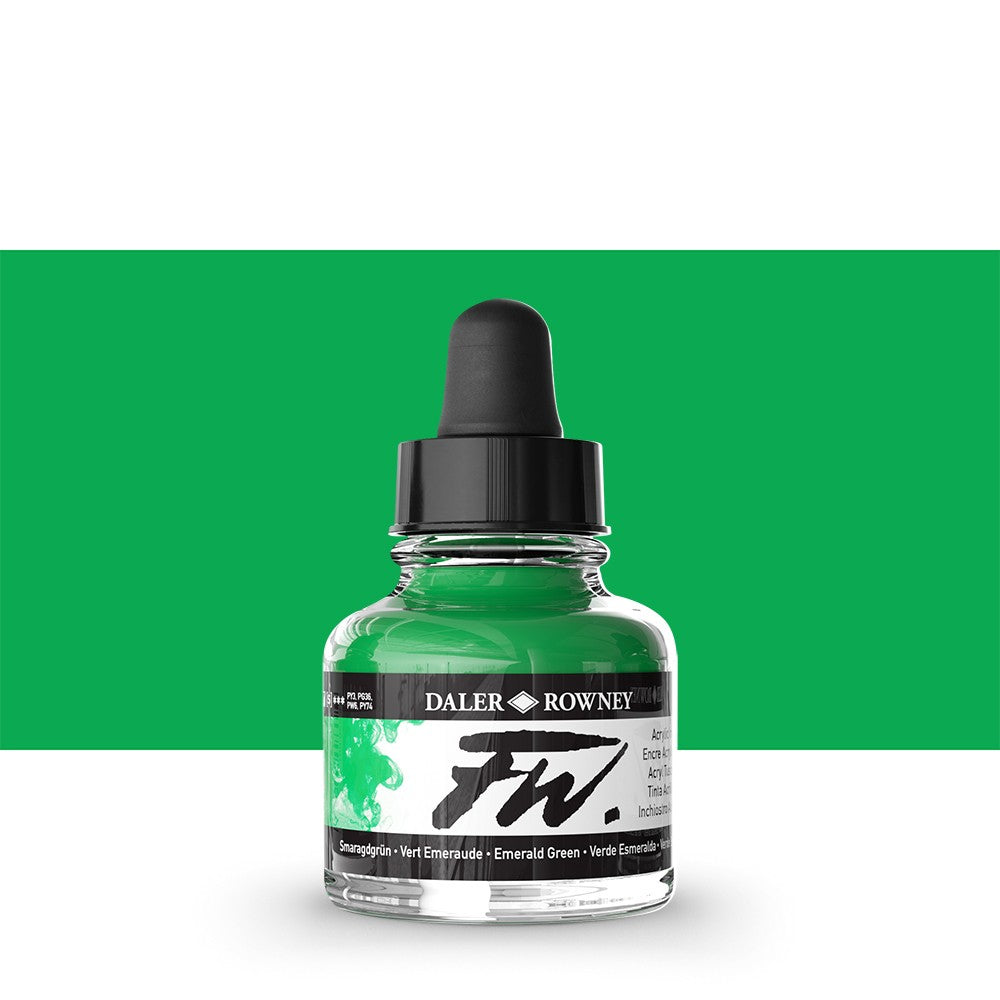 Daler Rowney - FW Ink 29,5ml - 335 Emerald Green