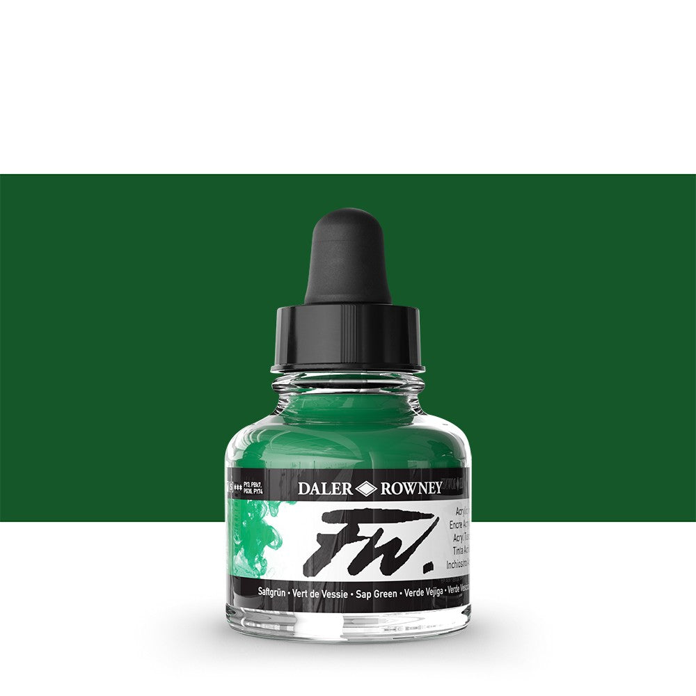 Daler Rowney - FW Ink 29,5ml - 375 Sap Green