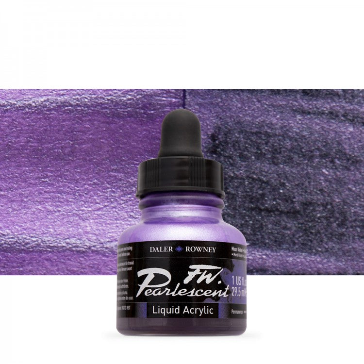 Daler Rowney - FW Pearlescent Ink 29,5ml - 116 Moon Violet