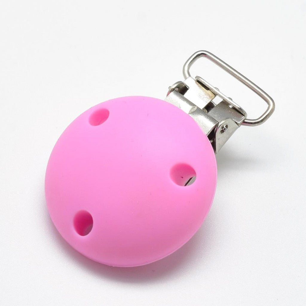 Smokkeklype i Silikon av Matkvalitet, 50 x 35mm - Hot Pink