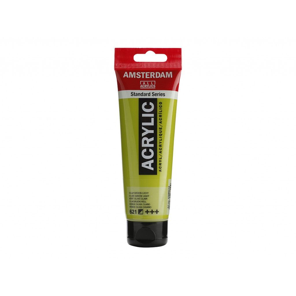 Amsterdam Standard 120ml - 621 Olive Green Light - HobbyHimmelen