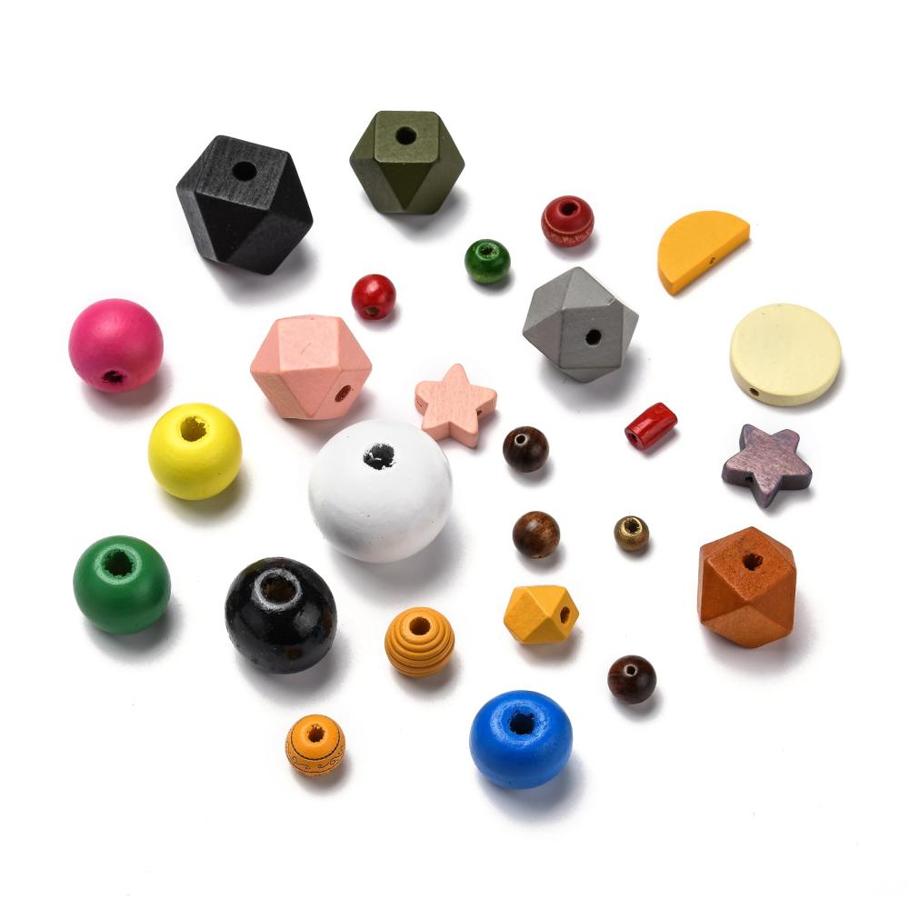 Treperler ass. former, 6-13mm, 40g - Klare farger