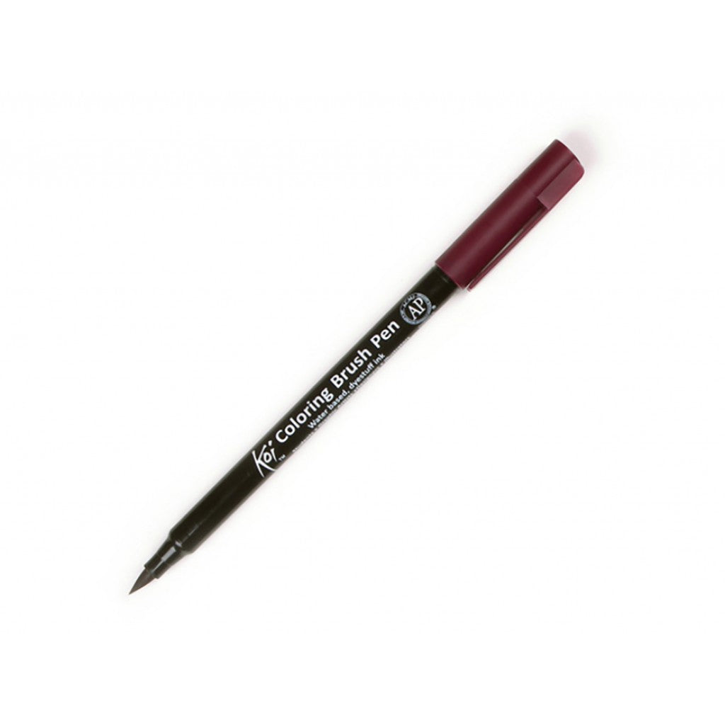 Sakura KOI Colouring Brush Pen - Burgundy #22