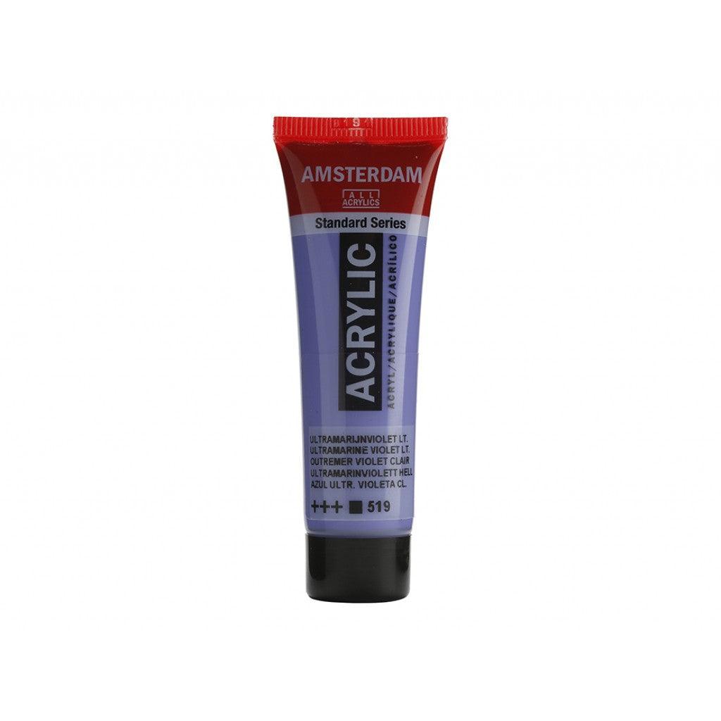 Amsterdam Standard 20ml - 519 Ultramarine Violet Light - HobbyHimmelen