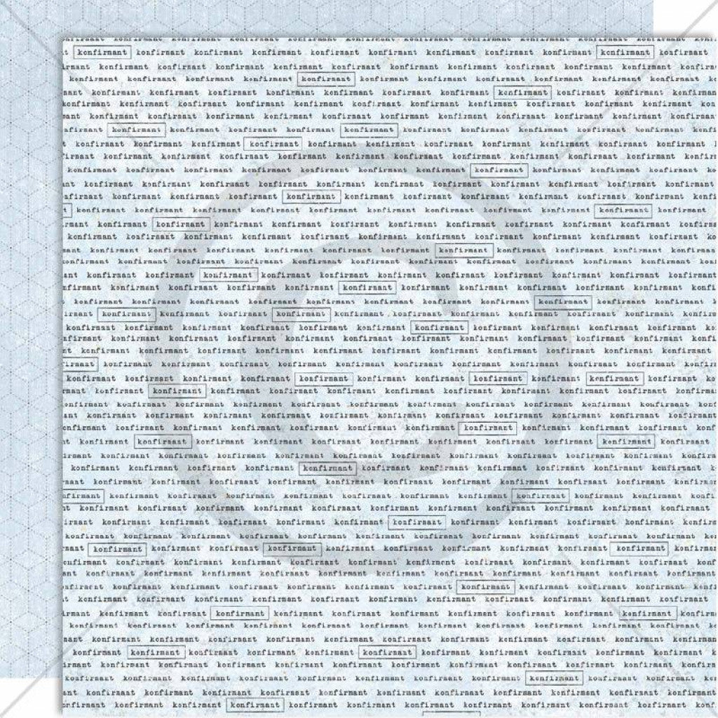 Papirdesign Mønsterark - Konfirmasjonsfesten