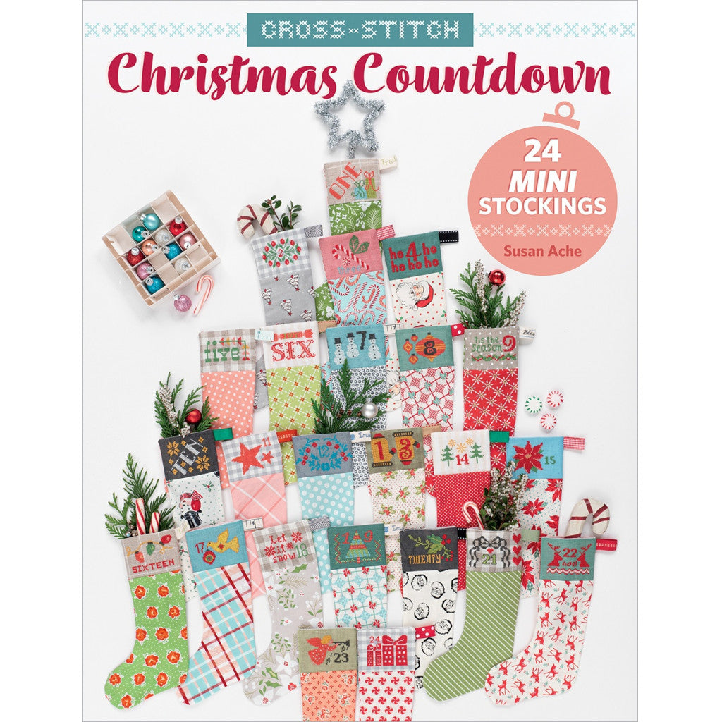 Mønsterhefte - Cross Stitch Christmas Countdown