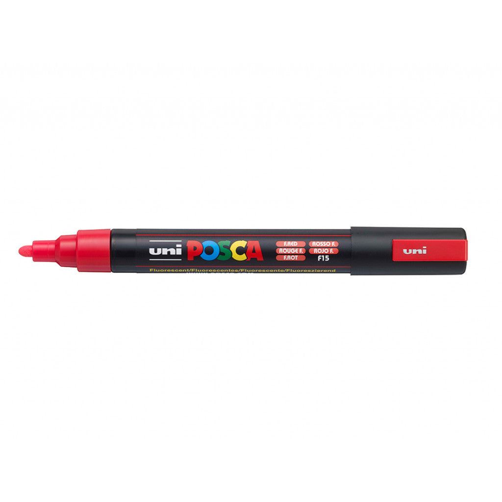 Uni POSCA PC-5M - Medium 1,8-2,5mm - F15 Fluorescent Red
