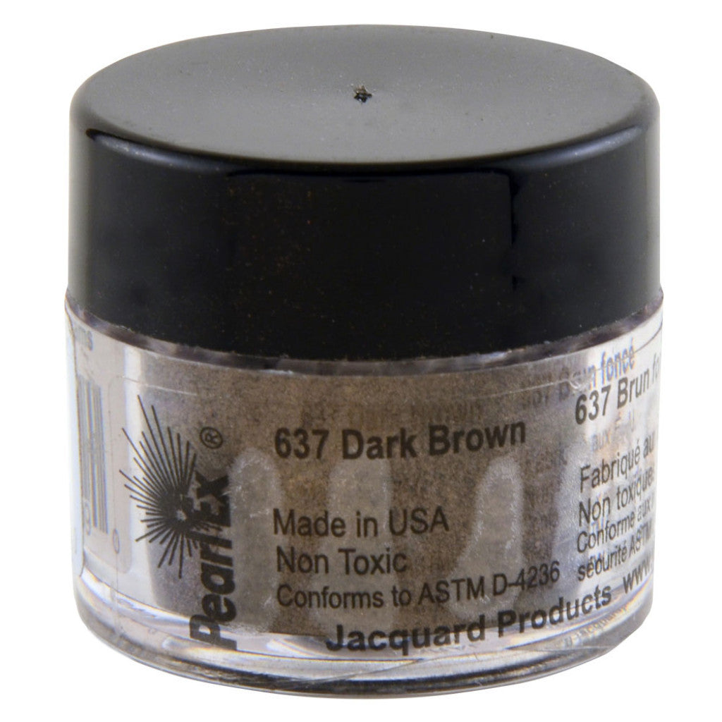 Pearl Ex Powdered Pigments, 3g - 637 Dark Brown