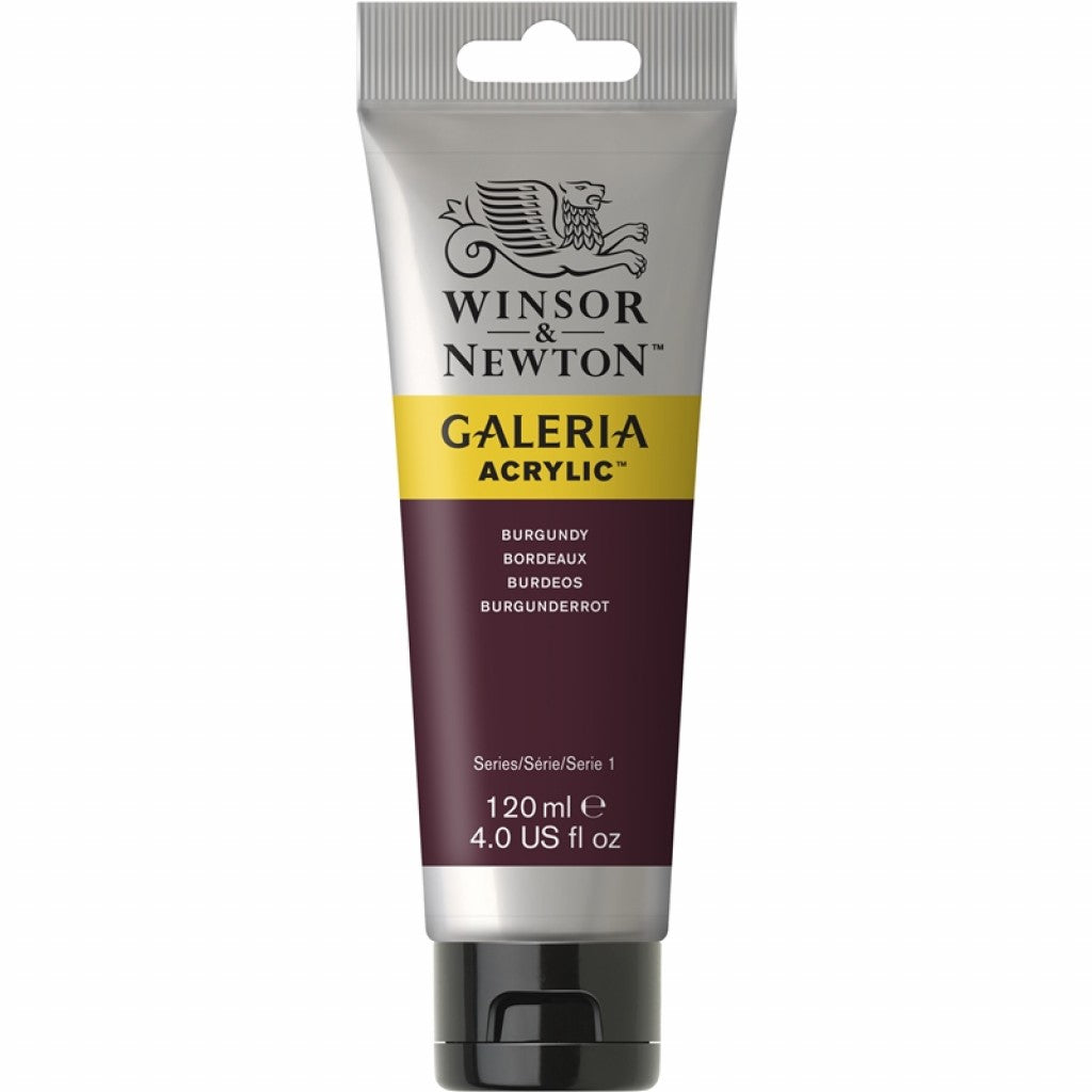 W&N - Galeria Acrylic 120ml - 075 Burgundy