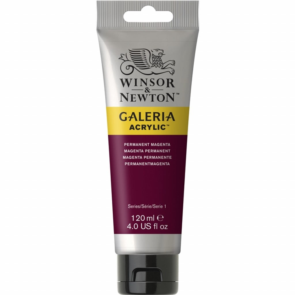 W&N - Galeria Acrylic 120ml - 488 Permanent Magenta