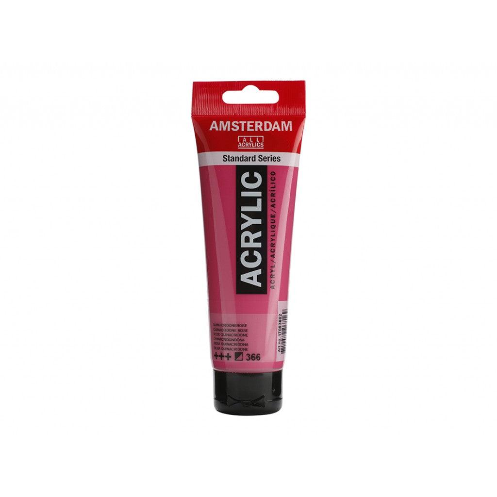 Amsterdam Standard 120ml - 366 Quinacridone Rose - HobbyHimmelen