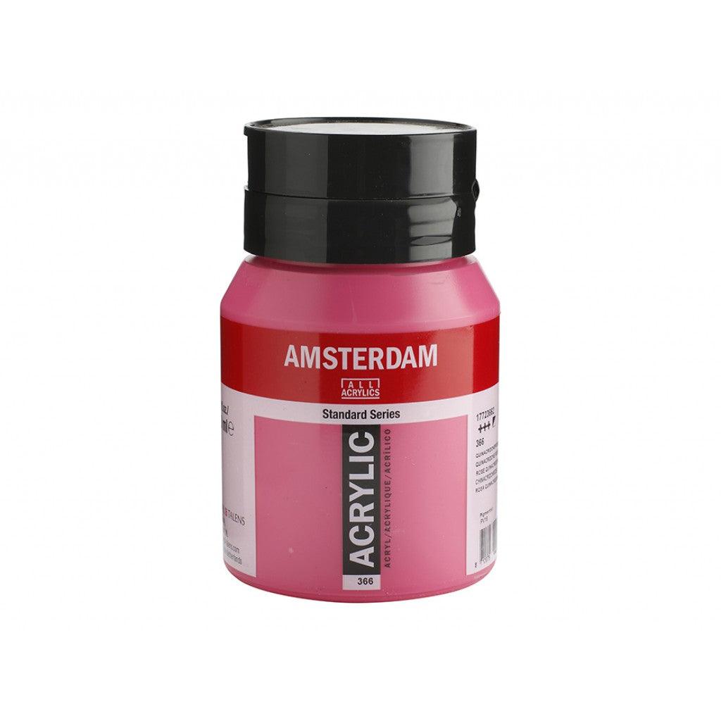 Amsterdam Standard 500ml - 366 Quinacridone Rose - HobbyHimmelen