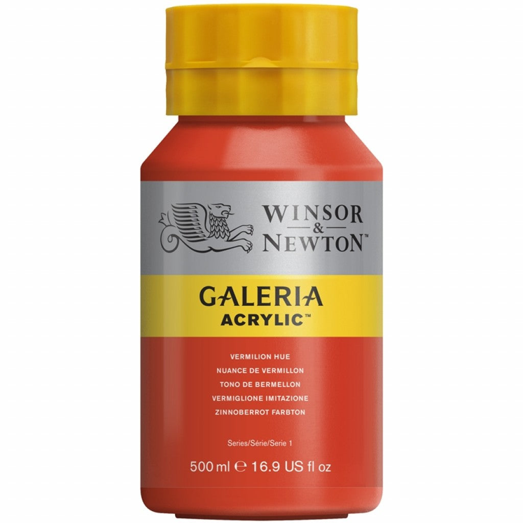 W&N - Galeria Acrylic 500ml - 682 Vermilion Hue