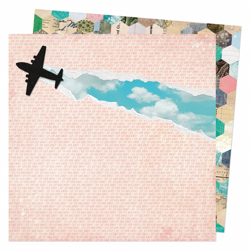 Vicki Boutin Where To Next Double-Sided Cardstock 12"X12"-Take Off