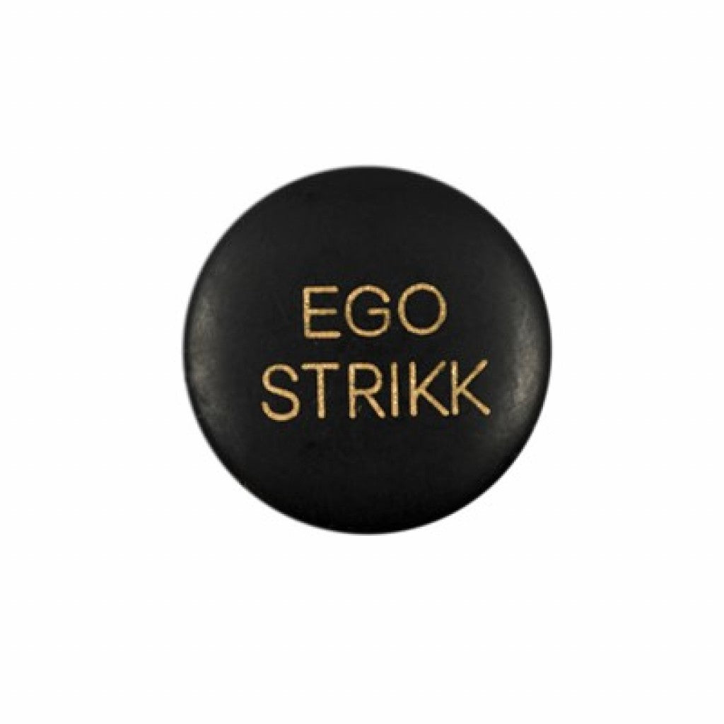 Knapp 15mm Sort - Egostrikk