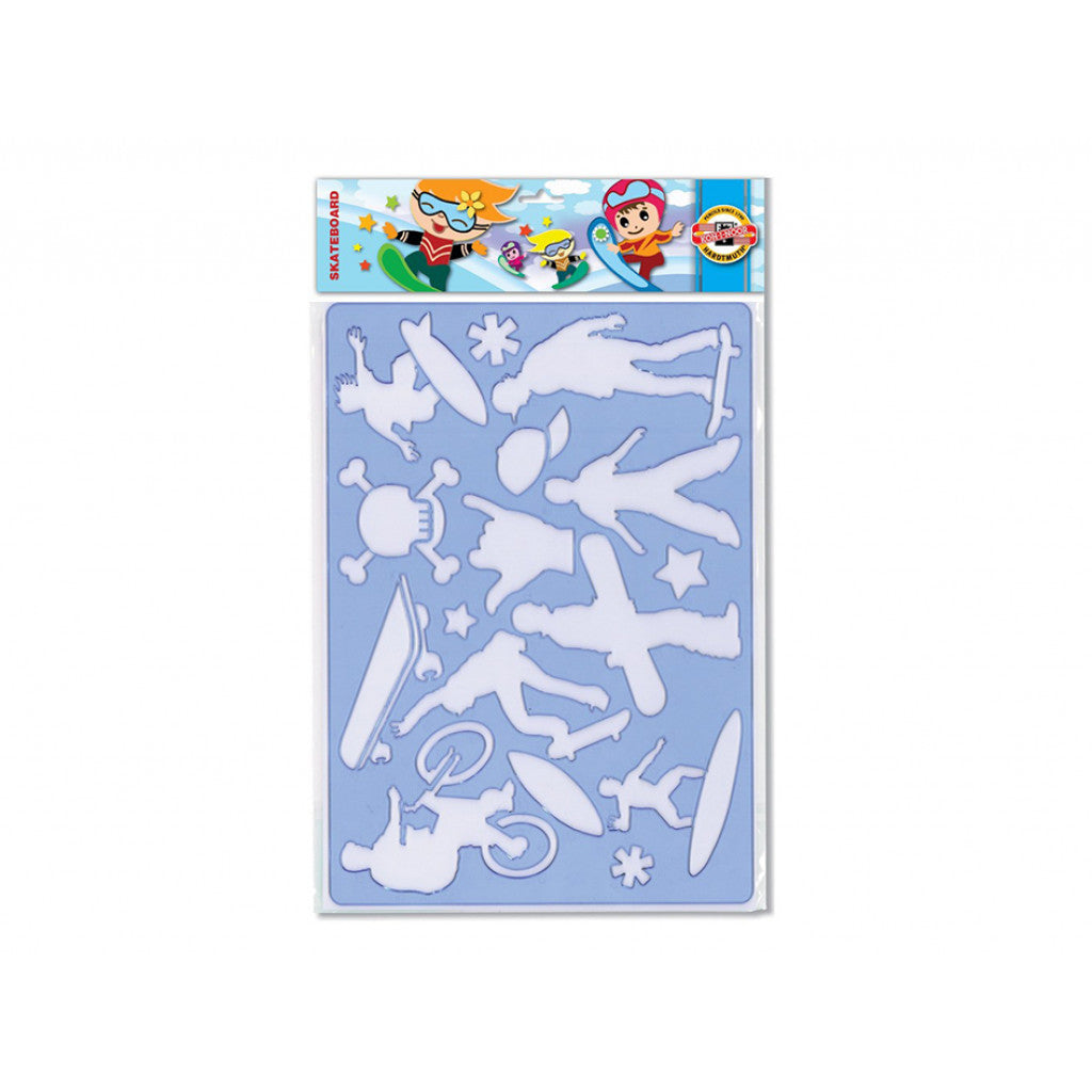 Koh-i-noor Tegnesjablong - Skateboard