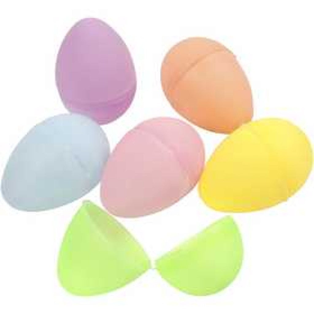 Egg i Pastellfarger, matt, H: 4,5cm, 24stk.