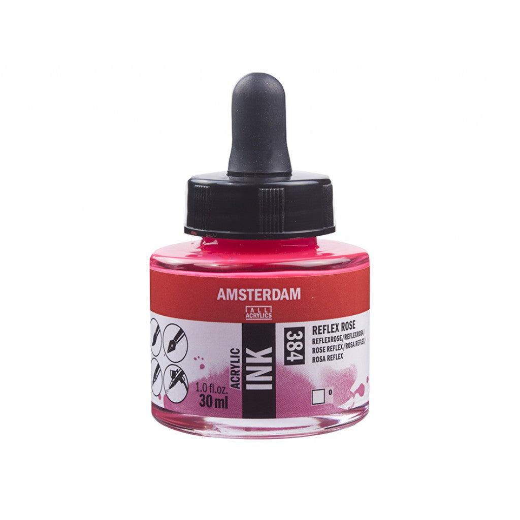 Amsterdam Ink 30ml - 384 Reflex Rose - HobbyHimmelen