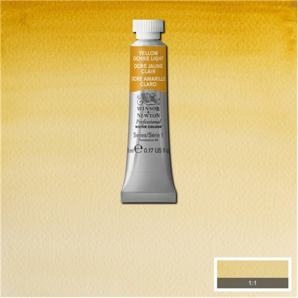 W&N - Artists Water Colour 5ml - 745 Yellow Ochre Light