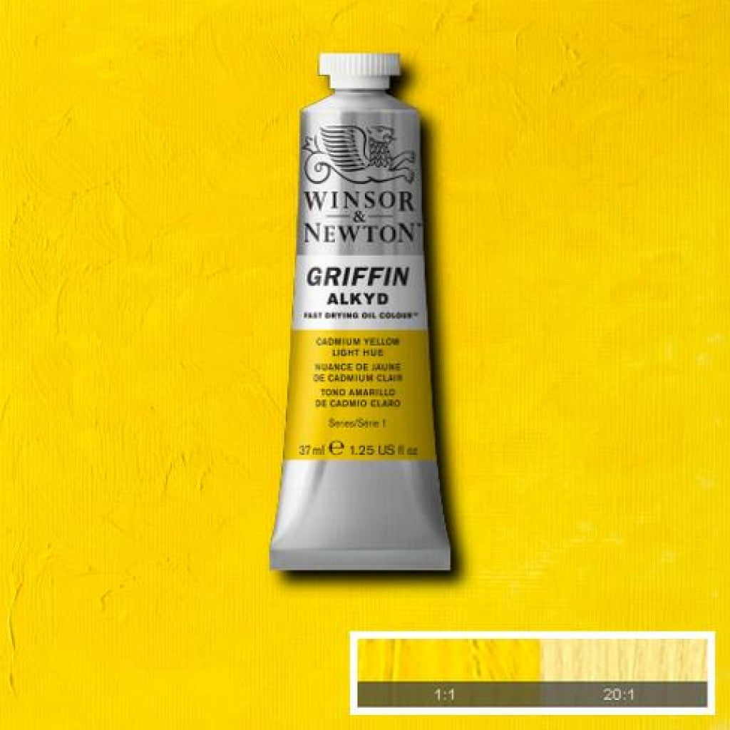 W&N - Griffin Alkyd 37ml - 119 Cadmium Yellow Pale Hue