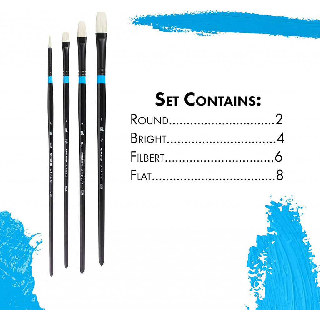 Princeton Aspen Synthetic Ml Professional - 4-pakk