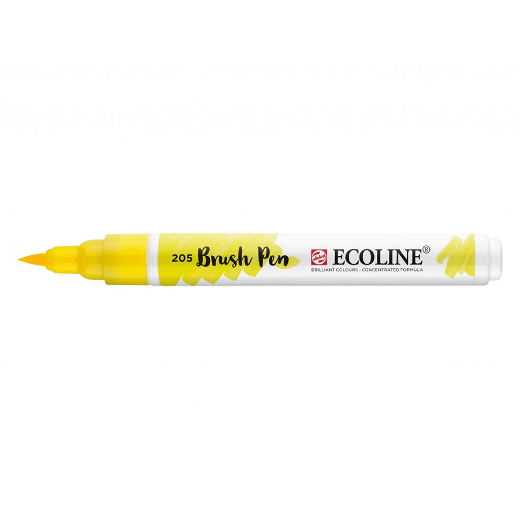 Talens Ecoline Brush Pen - 205 Lemon Yellow