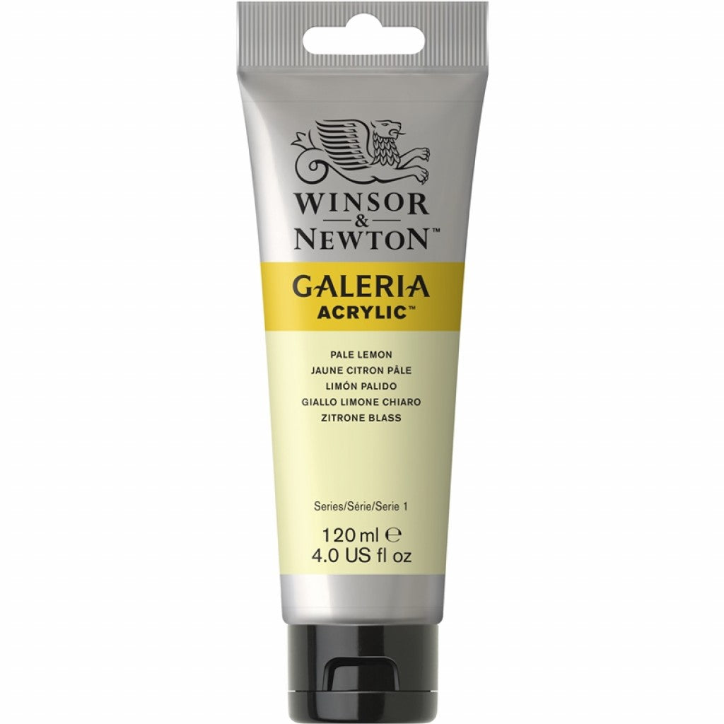 W&N - Galeria Acrylic 120ml - 434 Pale Lemon