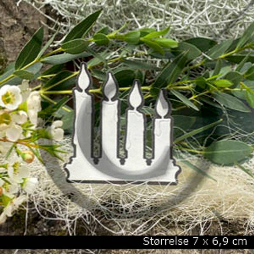 Papirdesign Die - Adventslys