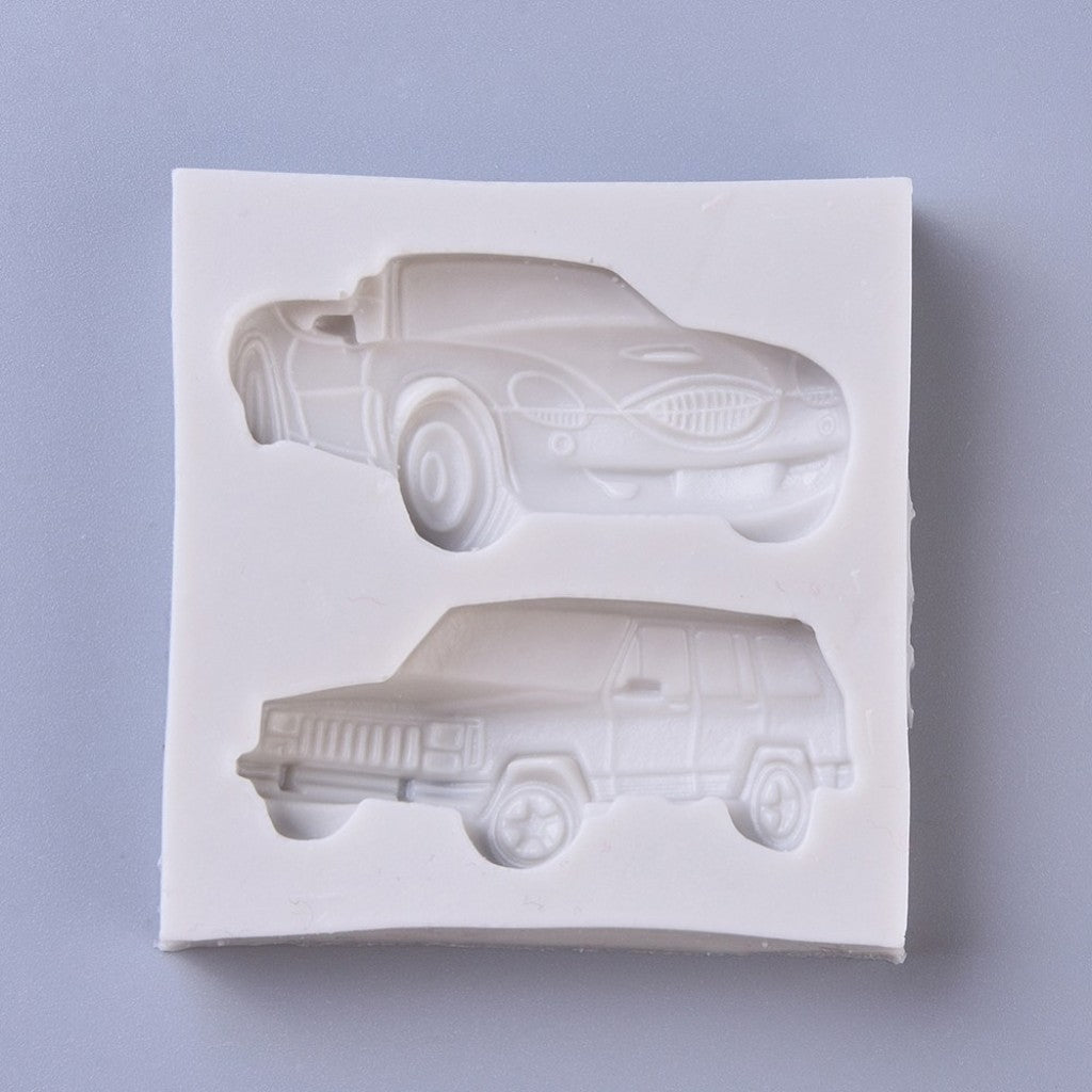 Silikonform 69x67x12mm - Biler