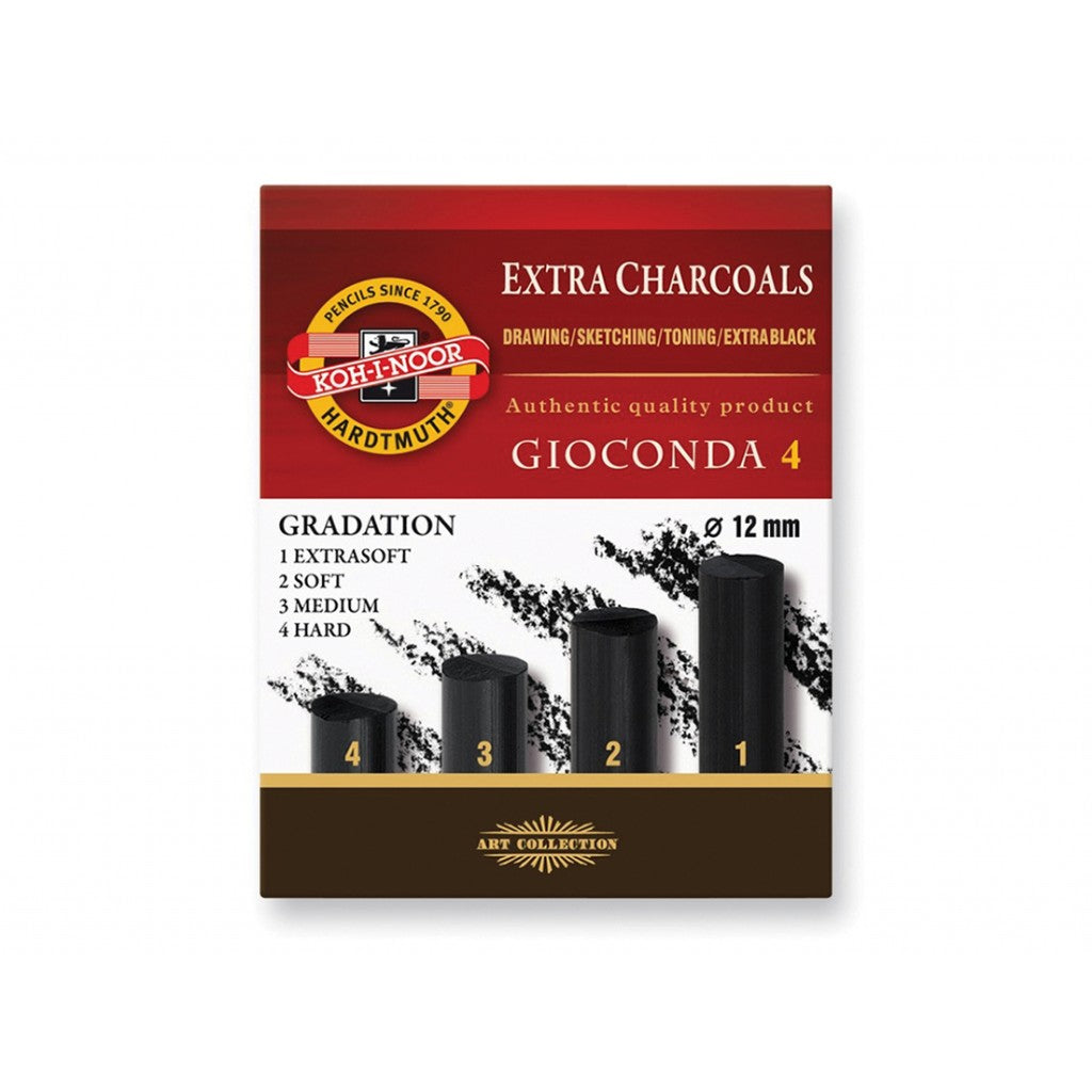 Koh-i-Noor Gioconda Kullstifter Sort 8694 - 4 ass.