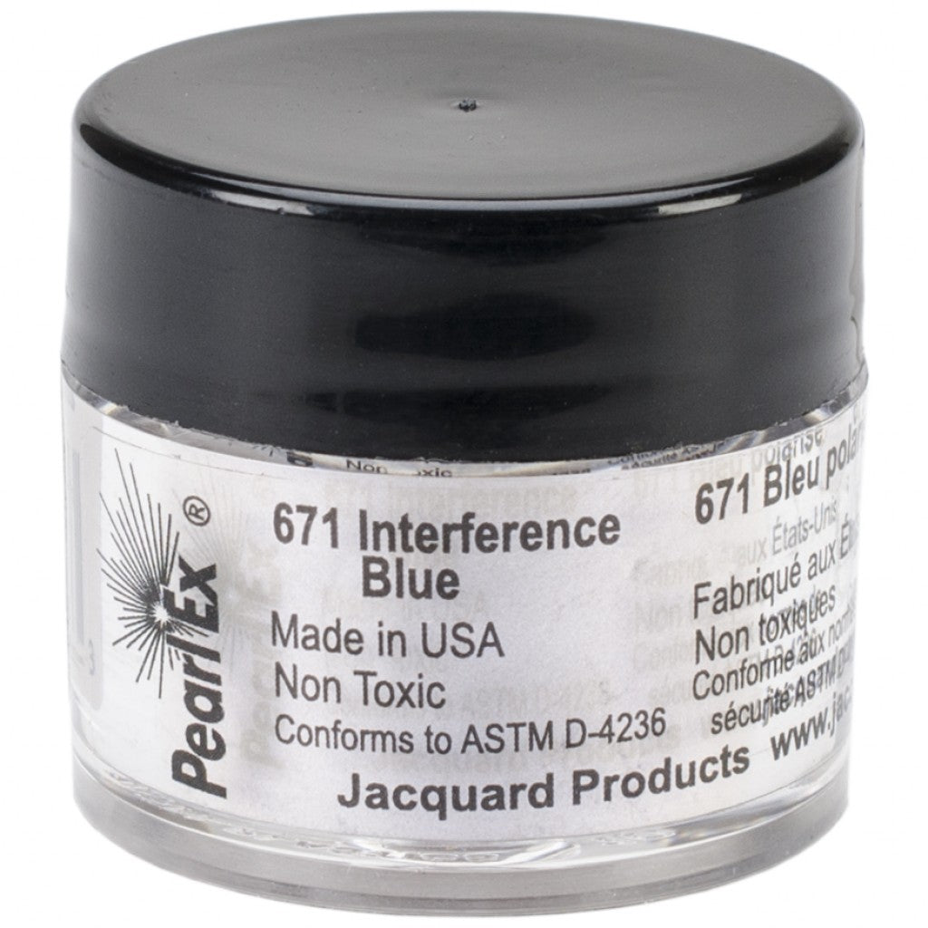Pearl Ex Powdered Pigments, 3g Interference - 671 Blue