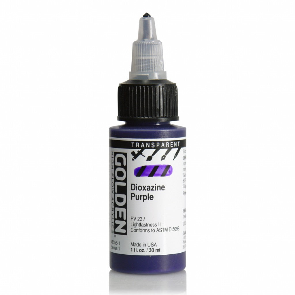 Golden High Flow Acrylics 30ml - Transp. Dioxazine Purple