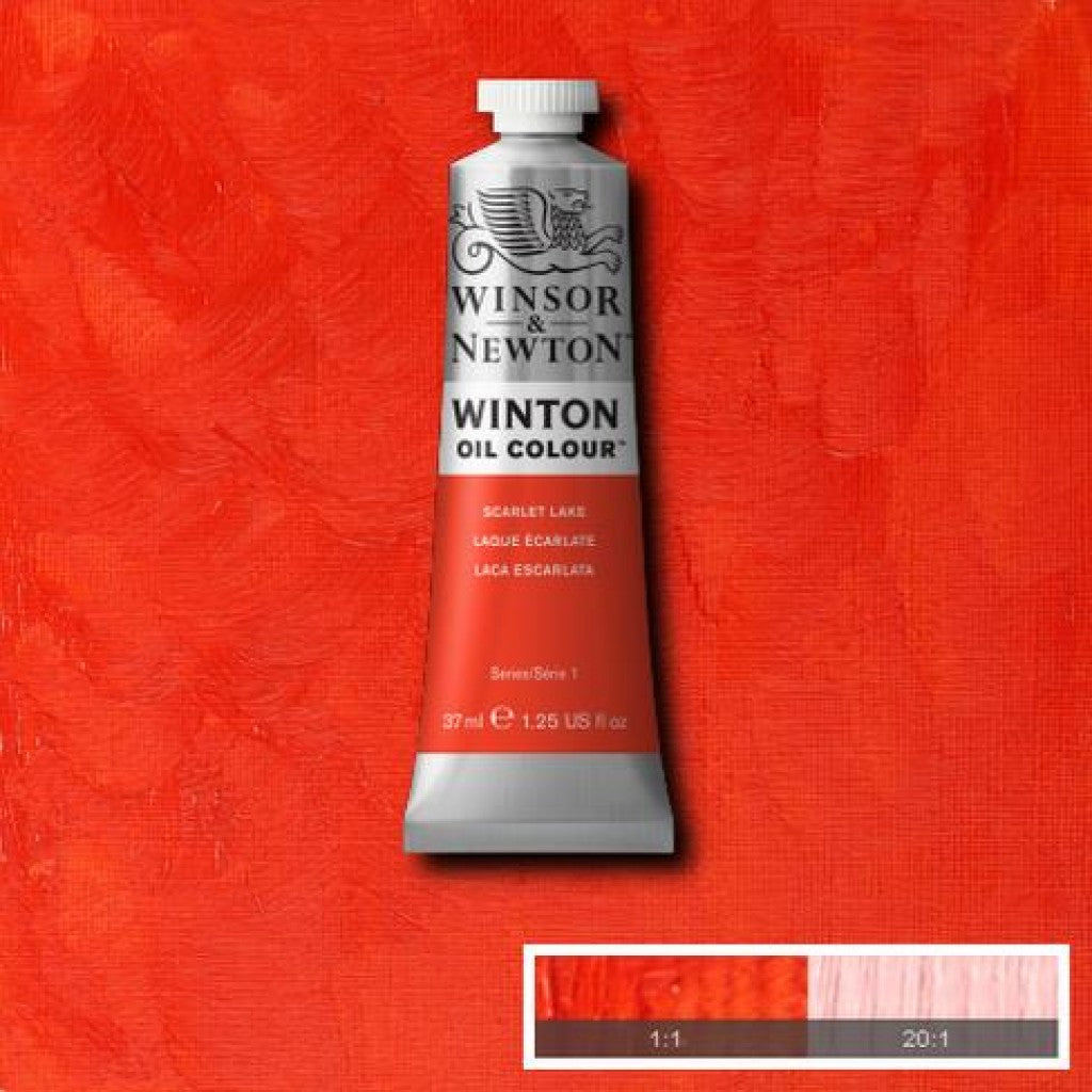W&N - Winton Oil 37ml - 603 Scarlet Lake
