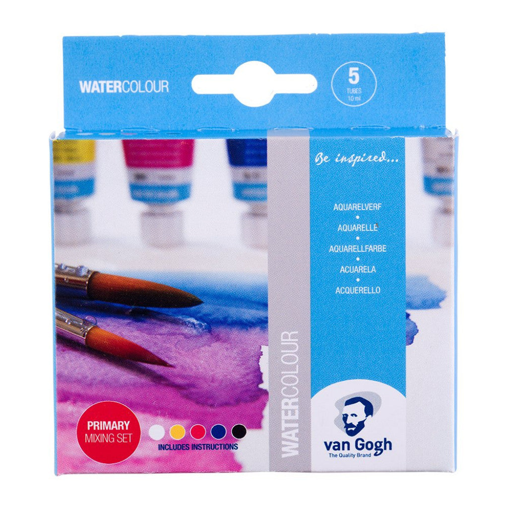 Van Gogh Akvarellmaling - 5x10ml Sett Primary