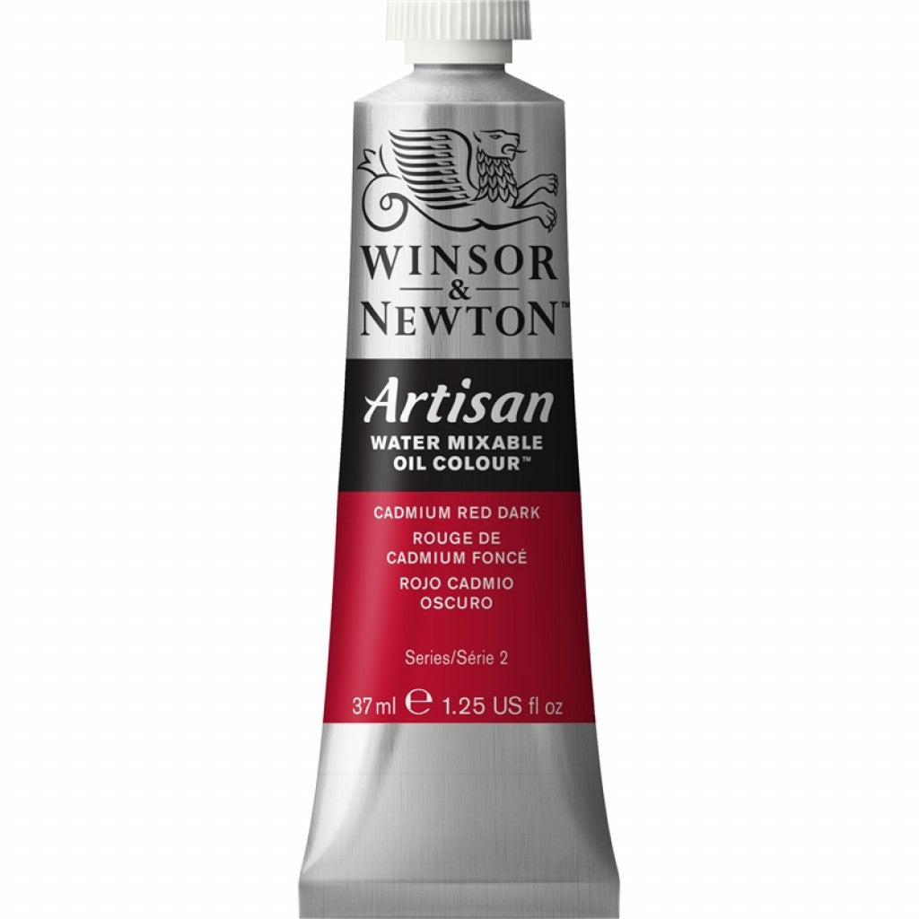 W&N - Artisan Water Mixable Oil 37ml - 104 Cadmium Red Dark