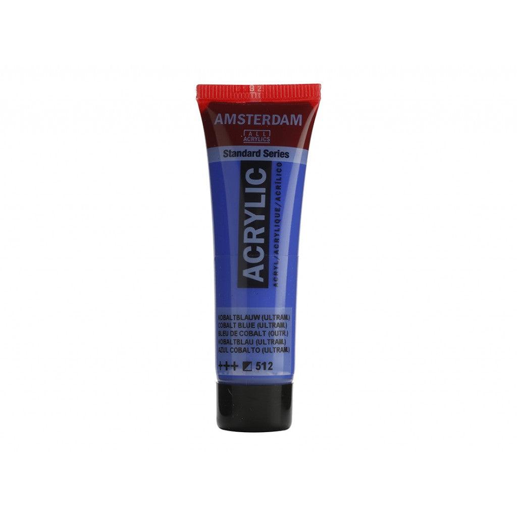 Amsterdam Standard 20ml - 512 Cobalt Blue (Ultramarine) - HobbyHimmelen
