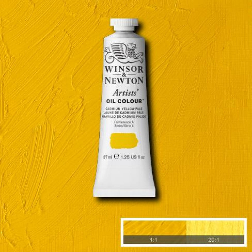 W&N - Artists Oil 37ml - 118 Cadmium Yellow Pale