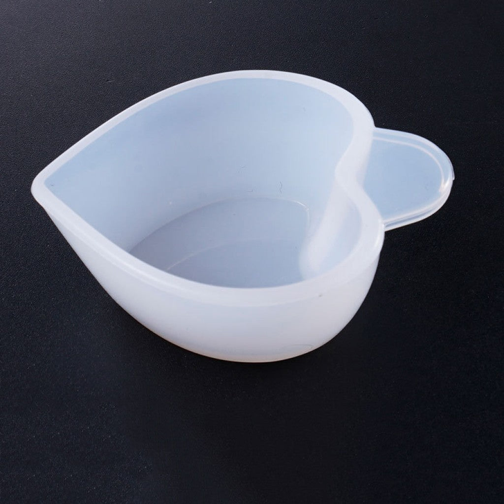 Miksebeger til resin - Hjerte, 5.9x4.1x2.3cm