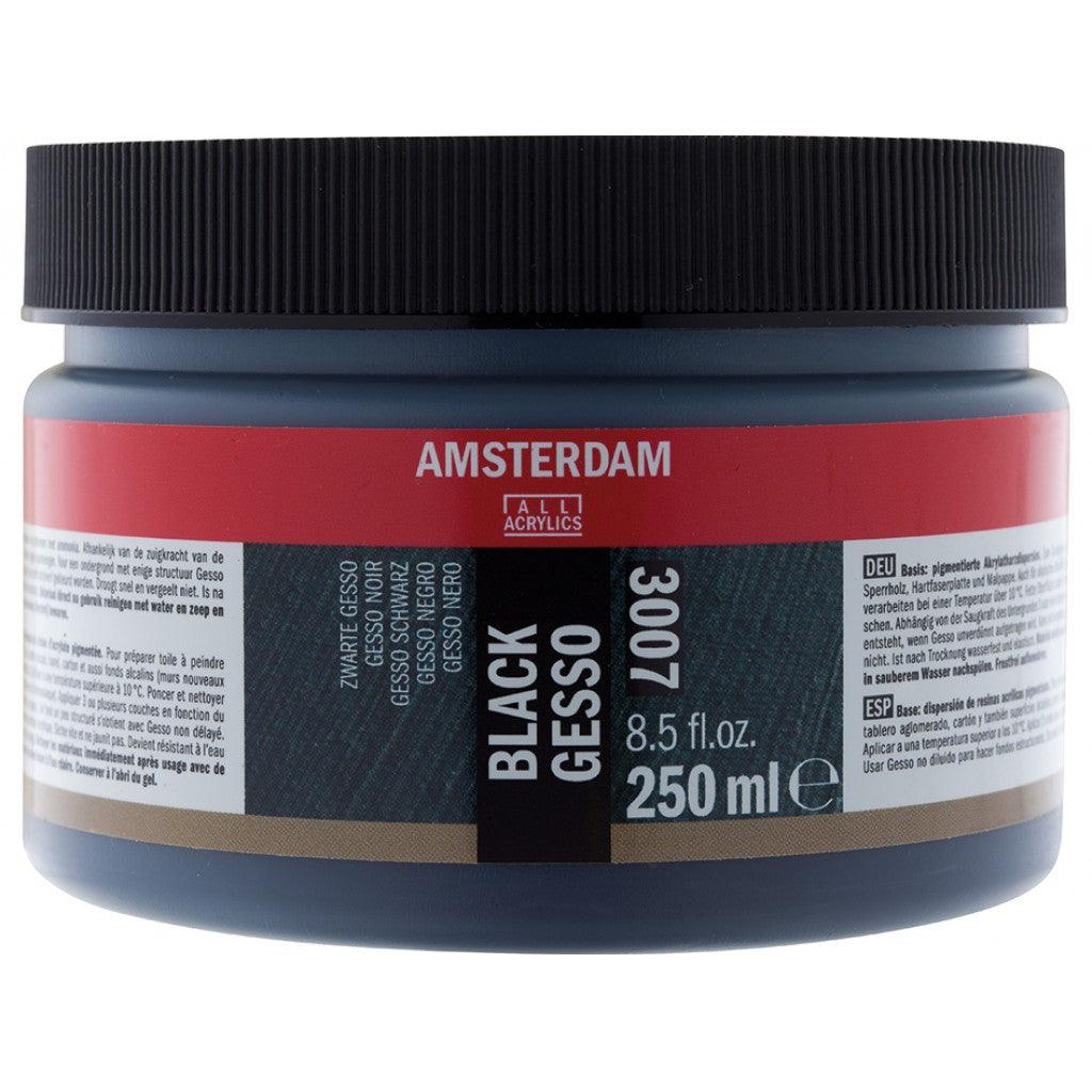 Amsterdam Gesso Black 3007 - 250ml - HobbyHimmelen